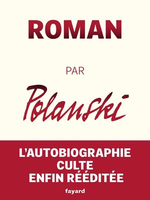cover image of Roman par Polanski